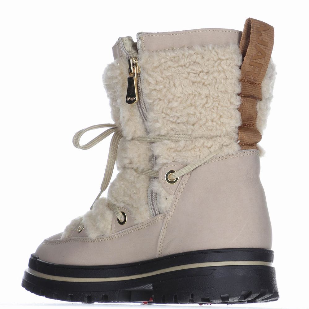 Pajar Maxine Ice Gripper Vinterstøvler Dame Beige | LZO272DV